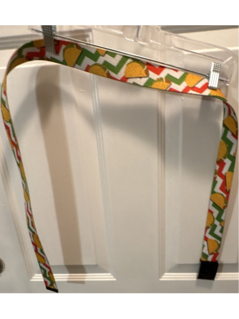 Oddsox Multicolor Taco Print Webbed Military Belt Adjustable Logo Buckle